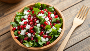 Sallad med granatäpple och fetaost – recept & hälsofördelar